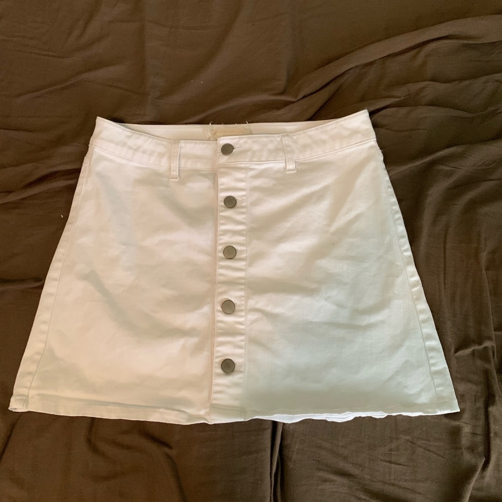 White Mini Skirt